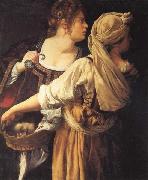 Artemisia gentileschi Judith and Her Maidser oil painting artist